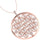 Monogram pendant necklace in white gold with white diamonds of 1.59 ct in weight - HER DIAMONDS®