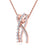 Necklace in yellow gold with white diamonds of 0.66 ct in weight - HER DIAMONDS®