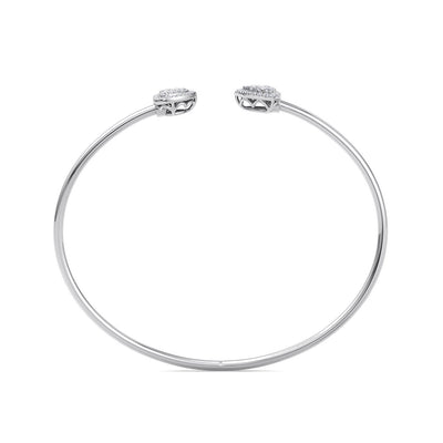 Bracelet in white gold with white diamonds of 0.39 ct in weight