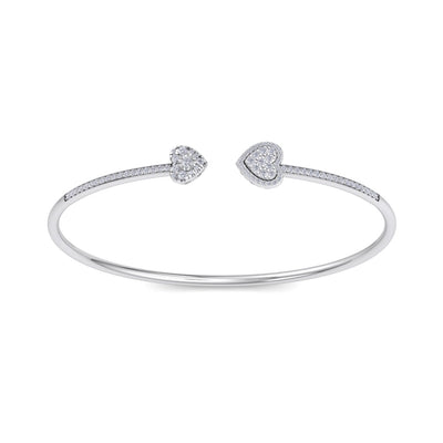 Beautiful Bracelet in white gold with white diamonds of 0.56 ct in weight