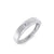 Wedding band in white gold with white diamonds of 0.06 ct in weight