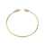 Bracelet in yellow gold with white diamonds of 0.57 ct in weight