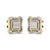 Stud earrings in rose gold with white diamonds of 0.67 ct in weight - HER DIAMONDS®