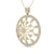 Monogram pendant necklace in rose gold with white diamonds of 1.87 ct in weight - HER DIAMONDS®