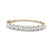 Bangle in rose gold with white diamonds of 3.30 ct in weight with miracle plate setting