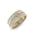 Diamond ring in yellow gold with white diamonds of 0.55 ct in weight