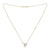 Necklace in yellow gold with white diamonds of 0.39 ct in weight - HER DIAMONDS®